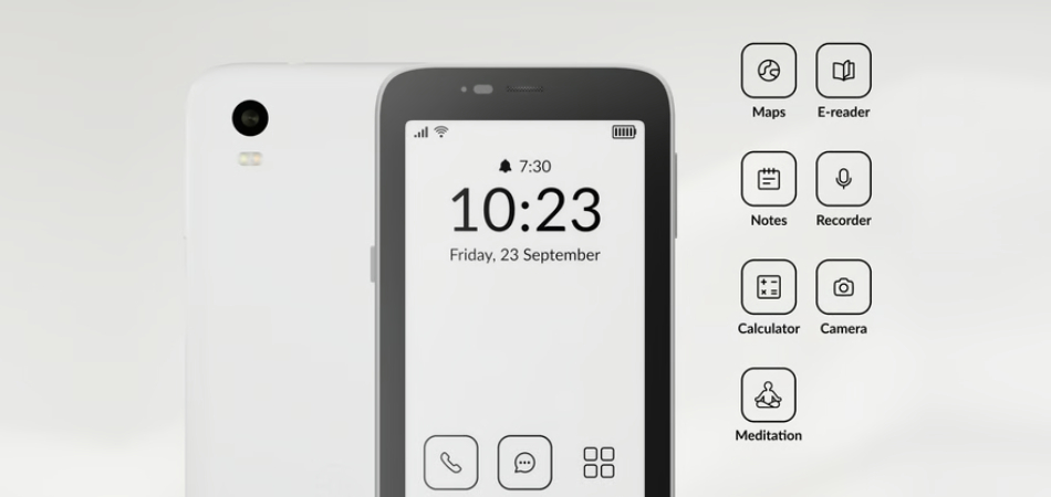 Mudita представила минималистичный смартфон Kompakt с экраном E-Ink и автономностью до 6 дней