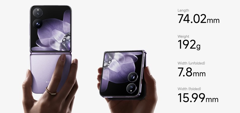Xiaomi представила свой первый смартфон Mix Flip в форм-факторе вертикальной раскладушки