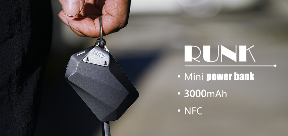 Runker выпустила пауэрбанк-брелок с быстрой зарядкой и NFC