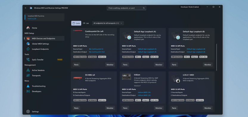 Windows 11 научилась работать с MIDI 2.0 без сторонних драйверов