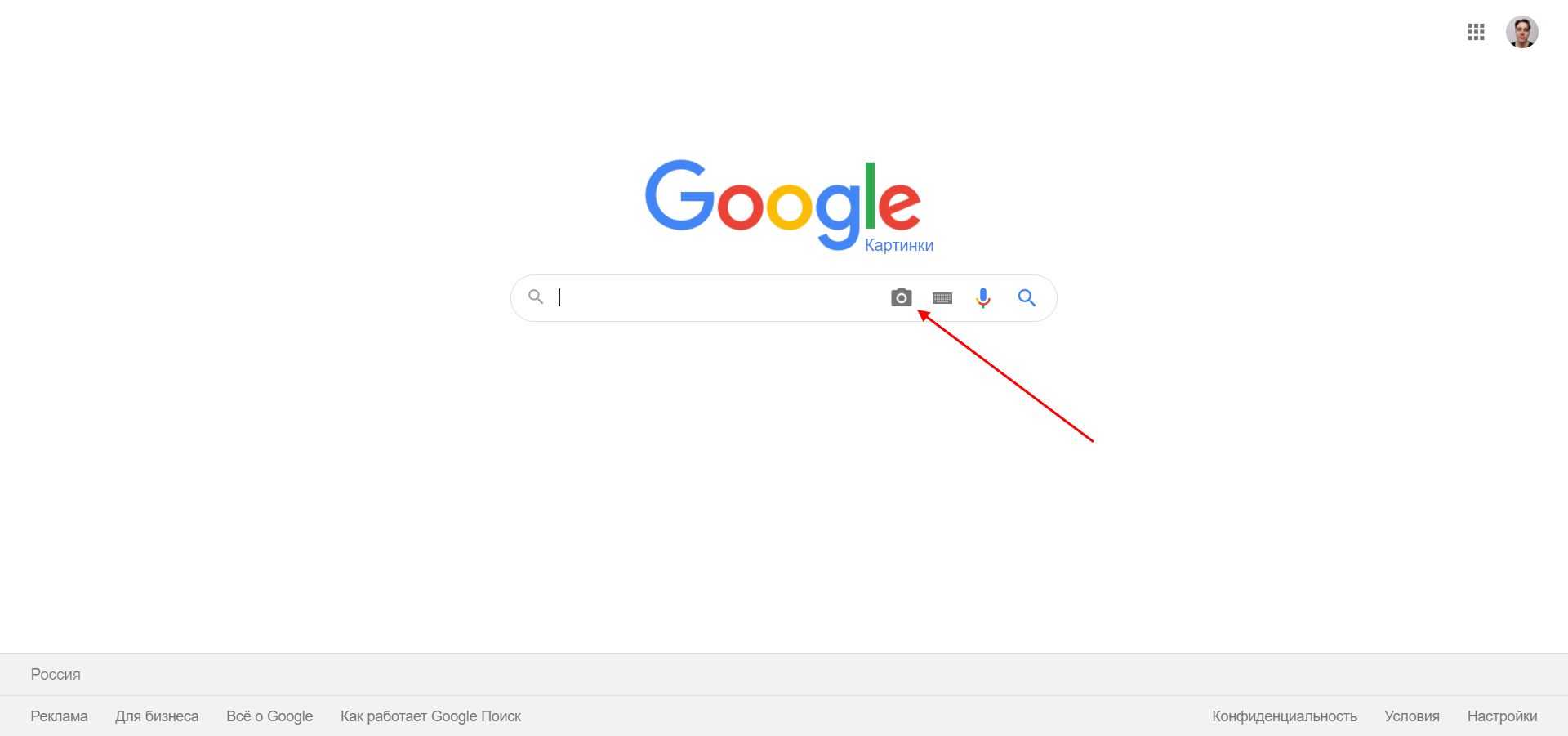 Как открыть поиск по картинке в Google