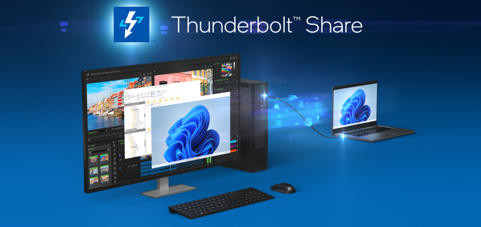 Intel представила приложение Thunderbolt Share для быстрого обмена данными между двумя ПК